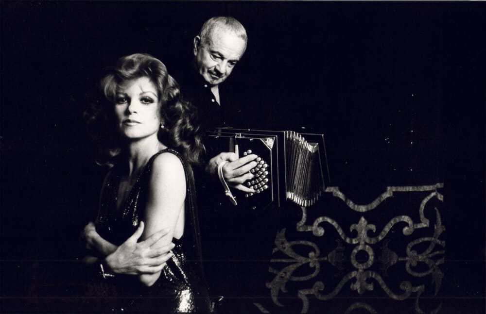 con Astor Piazzolla