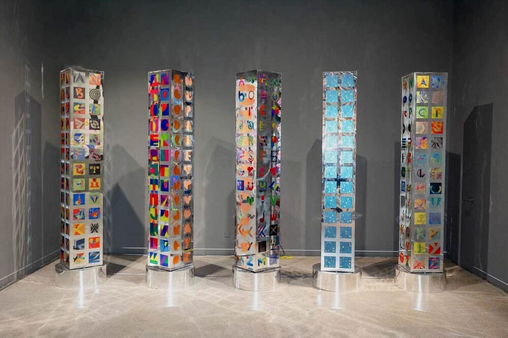 Typographic Obelisks, 2024